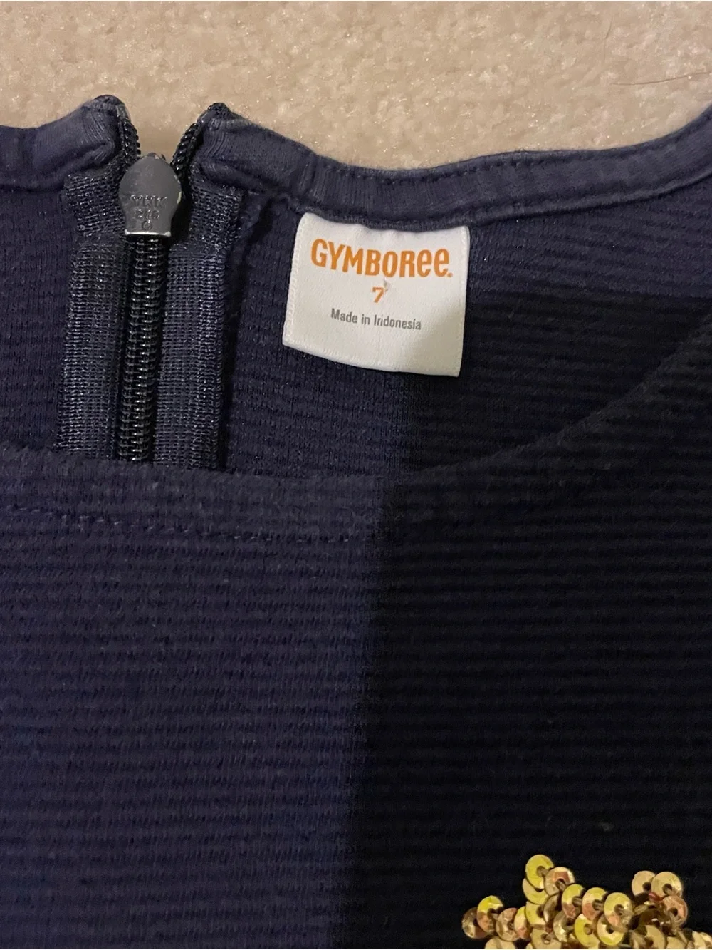 Gymboree sequin horse dress size 7 EUC